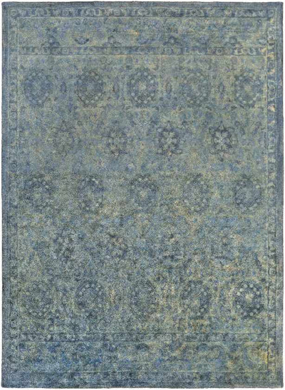 Didier Traditional Aqua Area Rug