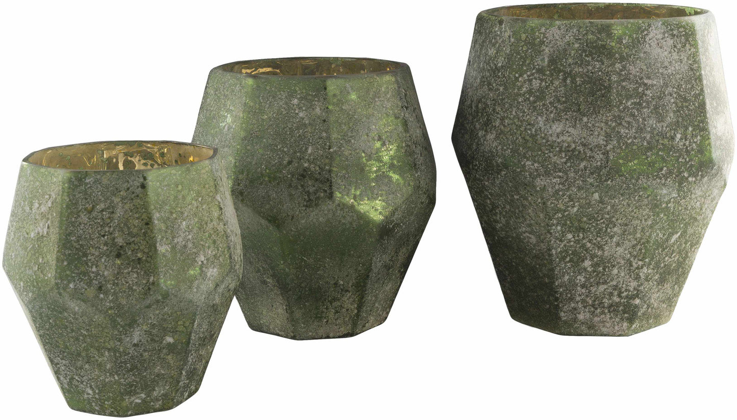 Topolovgrad Dark Green Candleholder