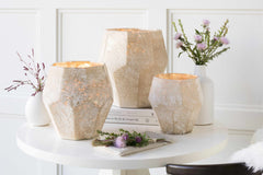 Topolovgrad Beige Candleholder