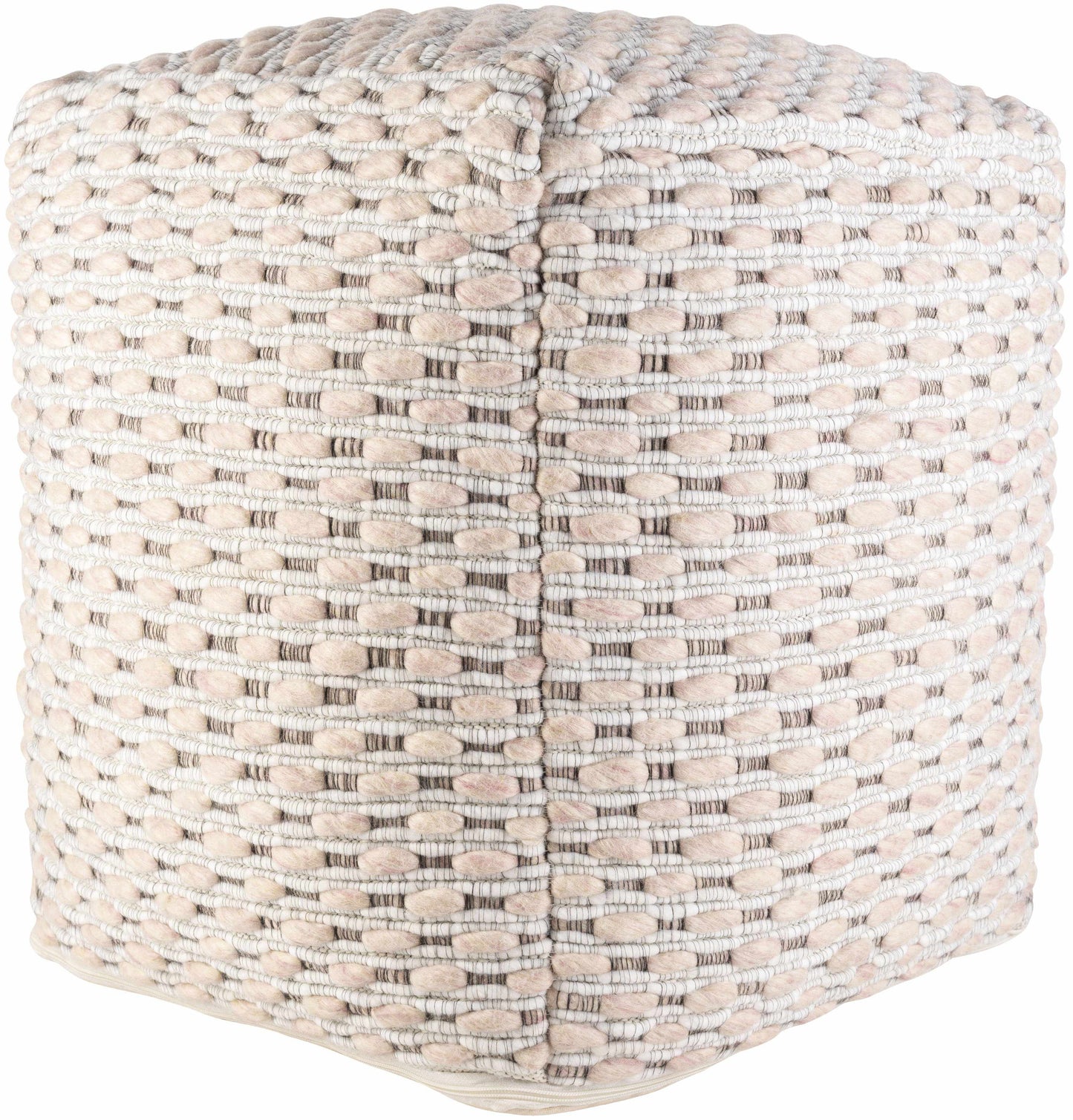 Staatz Pale Pink Pouf