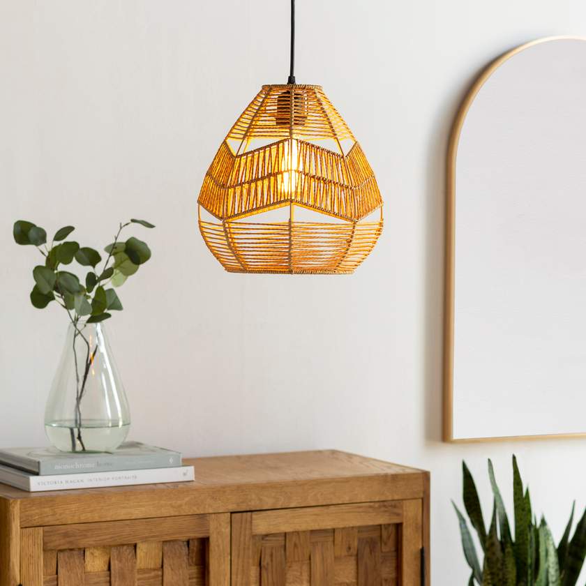 Lennie Traditional Beige Ceiling Lighting