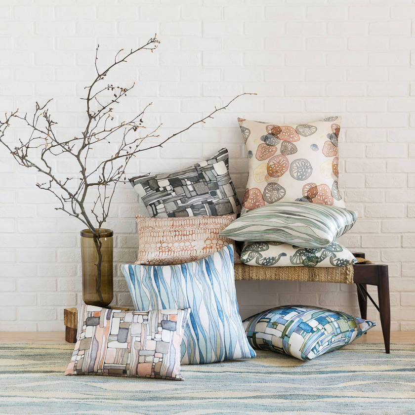 Hillegom Pale Blue Pillow Cover
