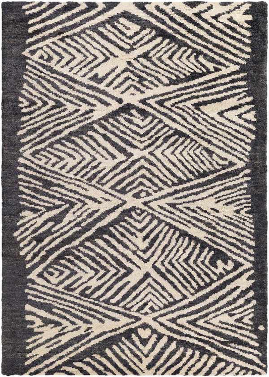 Norwich Global Black/Beige Area Rug