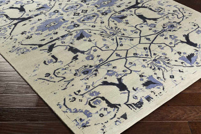 Nucla Traditional Denim Area Rug