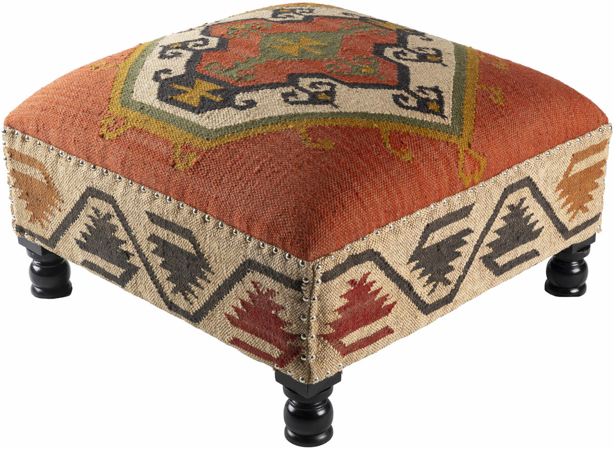 Dendermonde Brick Ottoman