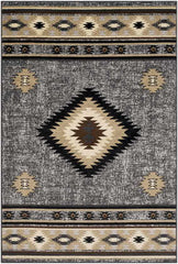 Oxbow Rustic Charcoal Area Rug