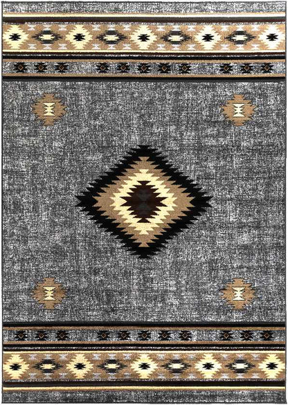 Oxbow Rustic Charcoal Area Rug