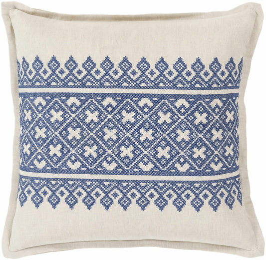 Maasland Dark Blue Pillow Cover