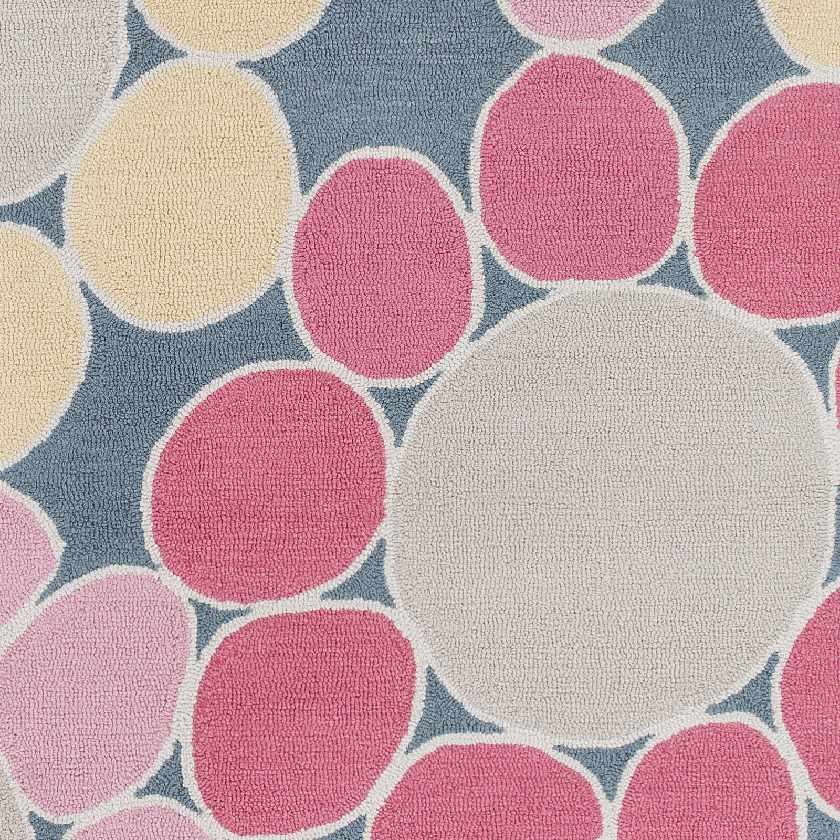 Paonia Modern Bright Pink/Pale Pink Area Rug