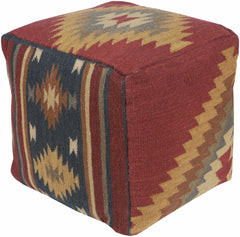 Gastern Dark Red Pouf