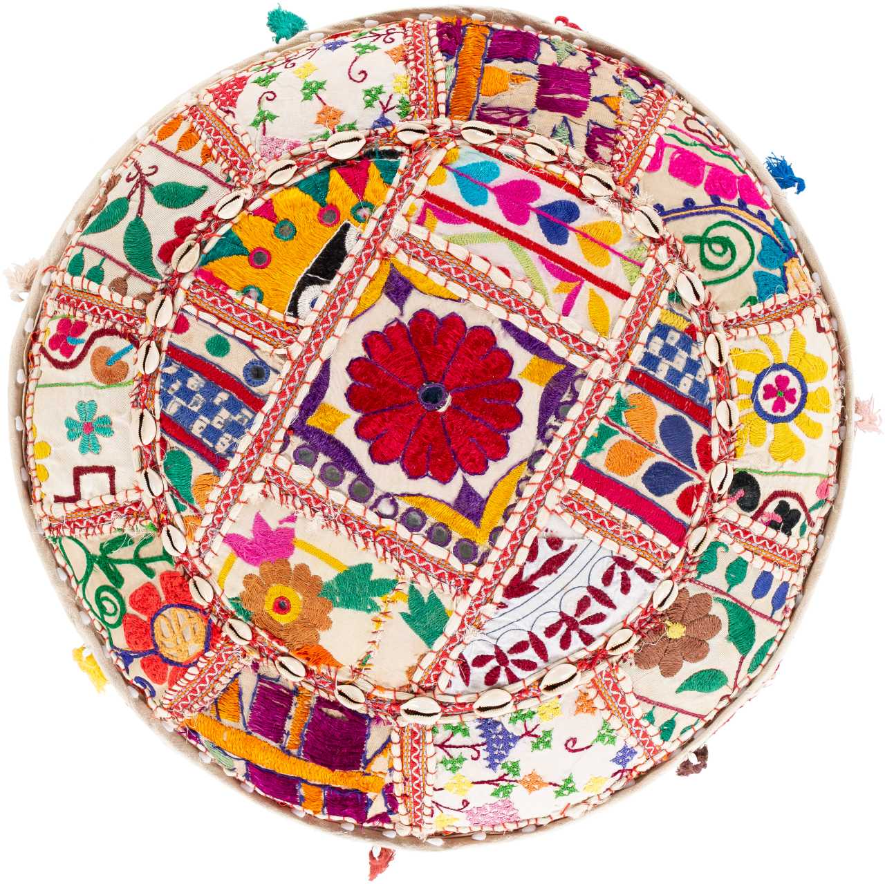 Grafenschlag Cream Pouf