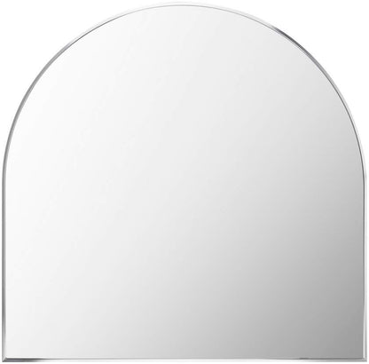 Yumi Modern Metallic Silver Wall Mirror