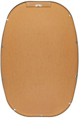 Stephannie Modern Metallic Silver Wall Mirror