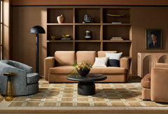 Oblong Black Decorative Sculpture