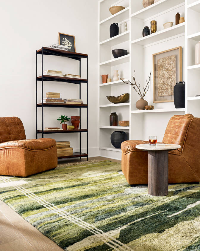 Matther Cream/Dark Brown End Table
