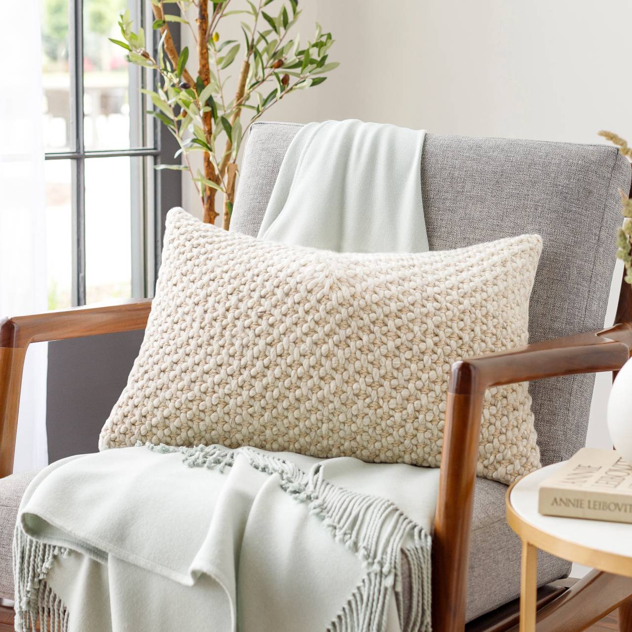 Weiz Cream Pillow Cover