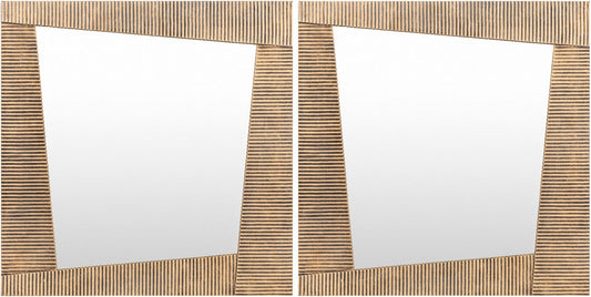 Louviere Modern Gold Wall Mirror