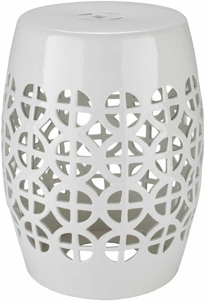 Pondorf White Garden Stool