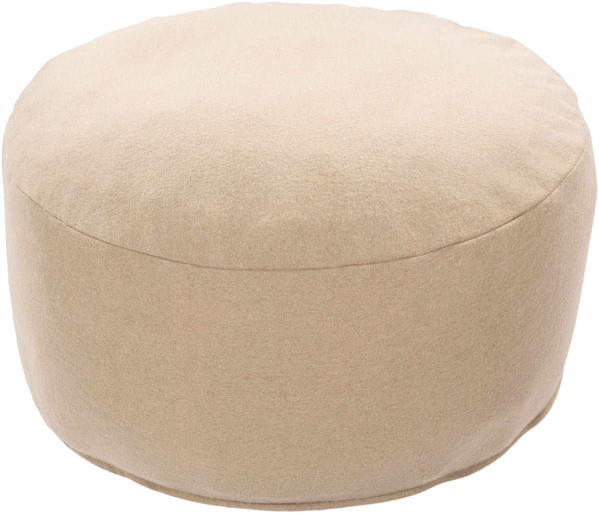 Lengenfeld Taupe Pouf