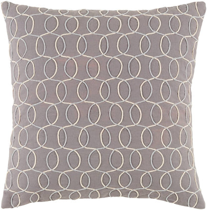 Zuidland Medium Gray Pillow Cover