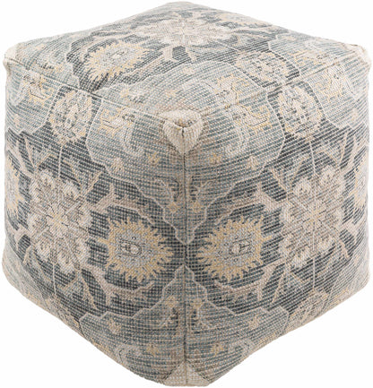 Sollenau Pale Blue Pouf