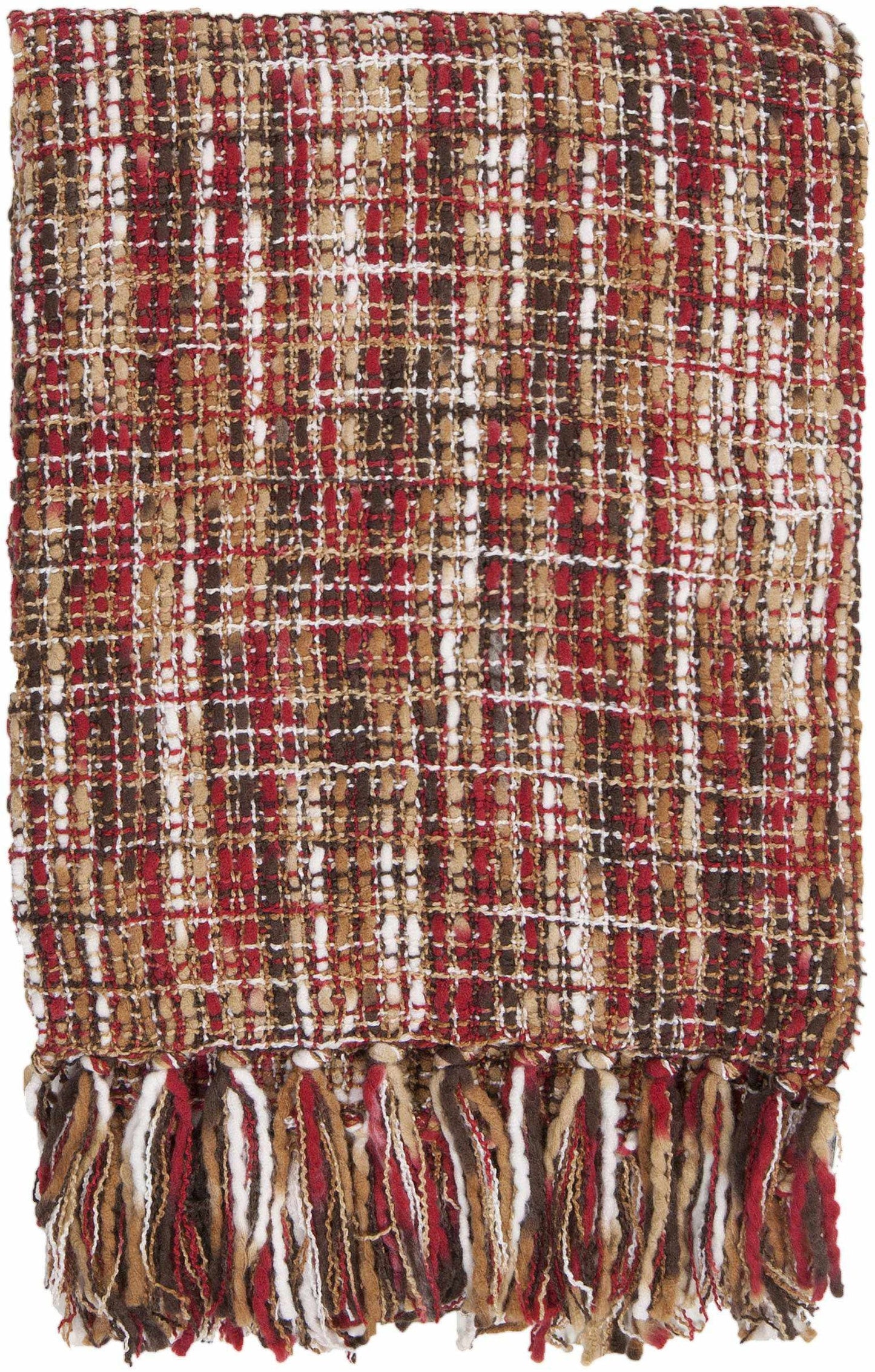 Fraham Bright Red Throw