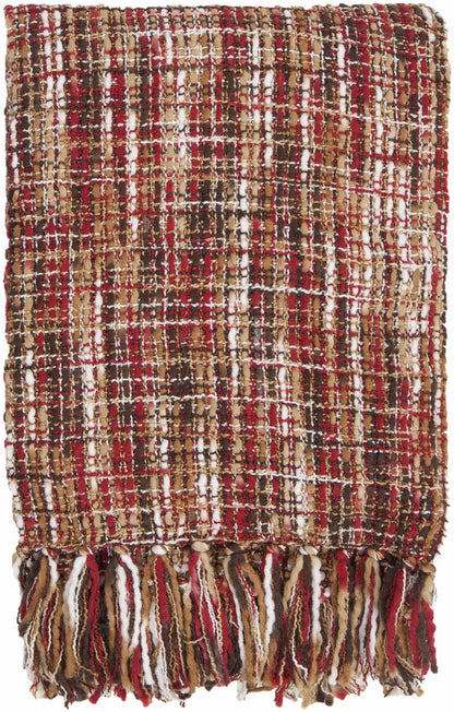 Fraham Bright Red Throw