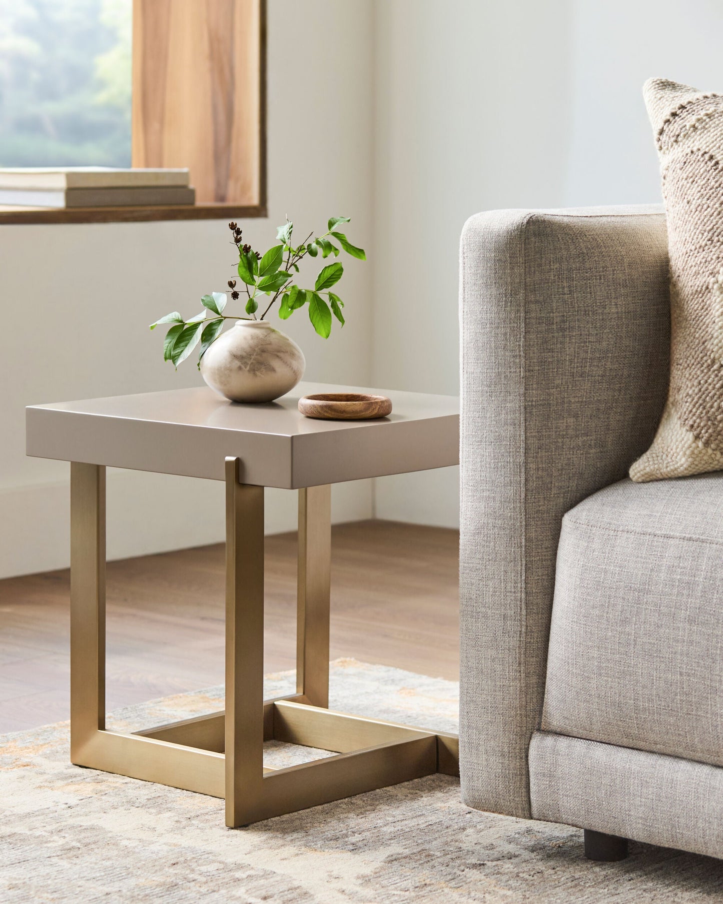 Destry Gray End Table