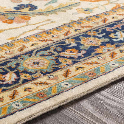 St Ives Traditional Burnt Orange Area Rug