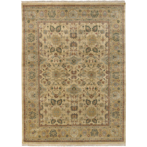 Warrior Traditional Beige Area Rug