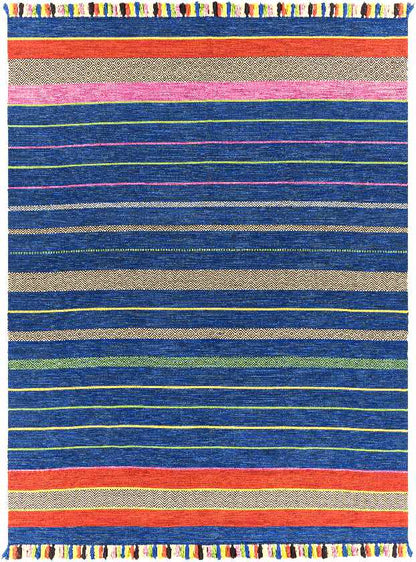 Smethwick Global Bright Blue Area Rug