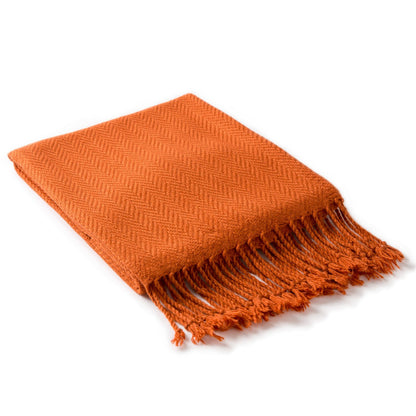 Silz Burnt Orange Throw