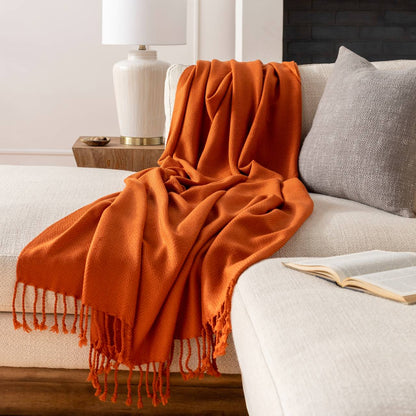 Silz Burnt Orange Throw