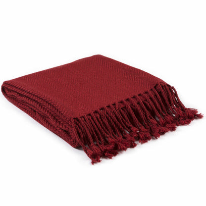 Silz Bright Red Throw
