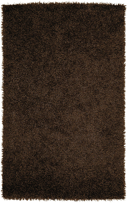 Corby Modern Dark Brown Area Rug