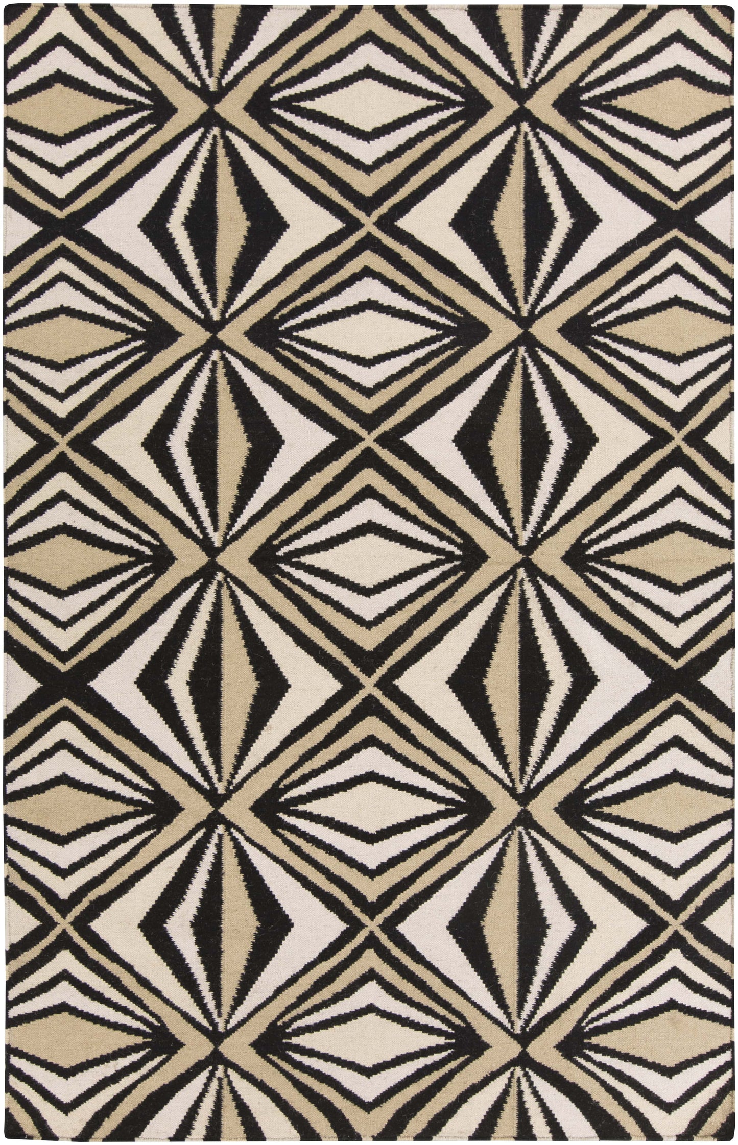 Albion Modern Black Area Rug