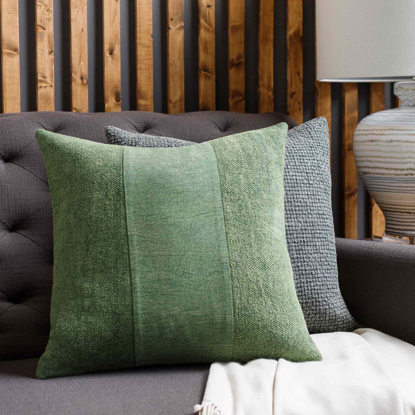 Tschagguns Dark Green Pillow Cover
