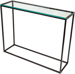 Miehikkala Clear Console Table