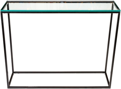 Miehikkala Clear Console Table
