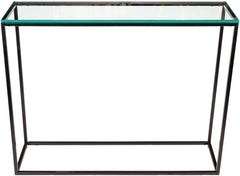 Miehikkala Clear Console Table