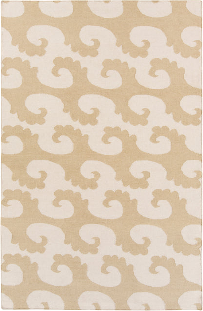 Belgium Coastal Beige Area Rug