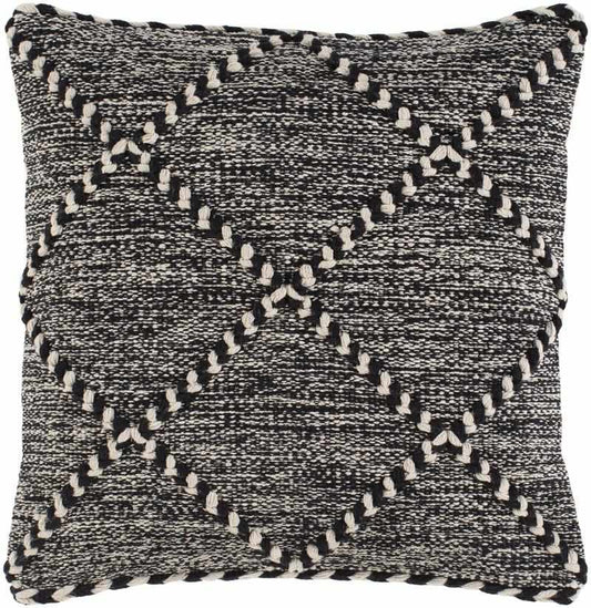 Abbekerk Black Pillow Cover